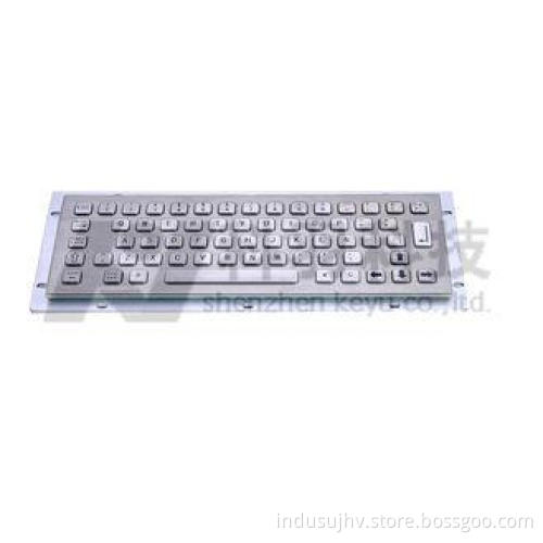 Wired Industrial Metal Keyboard Vandal Resistant , Industri